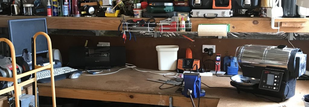 Coffee Roasting setup Raspberry Pi and Hottop on Central Coast NSW