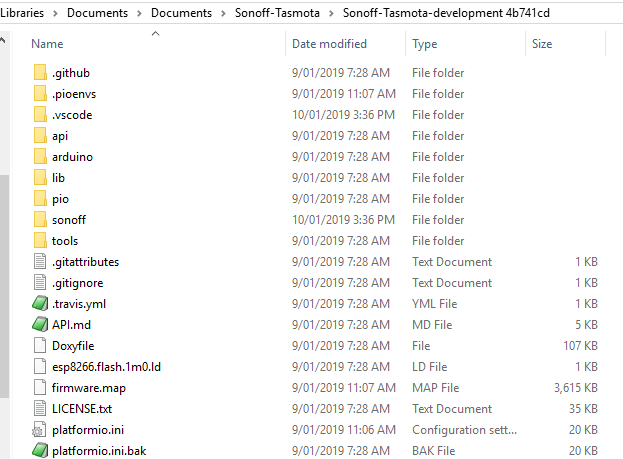 sonoff firmware file structure