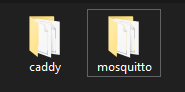 caddy folder in share folder